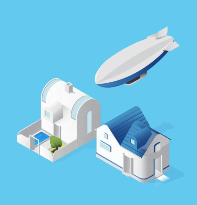 Isometric Maps Builder commercial Vector illustration library preview for Tech