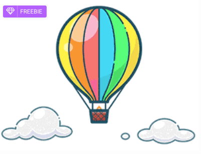 Flying Objects Illustrations free Vector illustration library preview