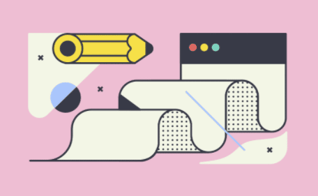 Abstract style commercial PNG/SVG illustration library preview