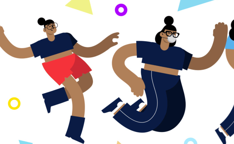Happy Bunch commercial Vector illustration library preview