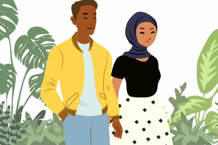Fresh Folk commercial Vector illustration library preview for Business