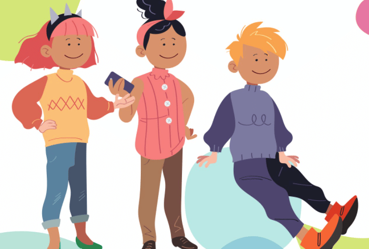 Friendly Ones commercial Vector illustration library preview for Business
