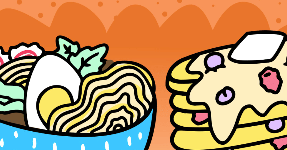 The Munchies commercial Vector illustration library preview