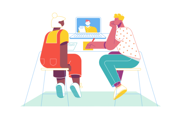 Education & Online Learning Illustrations free Vector illustration library preview for Education