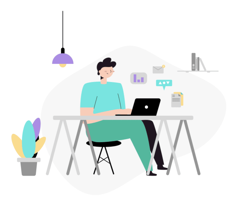 Peach Illustration System free Vector illustration library preview for Tech