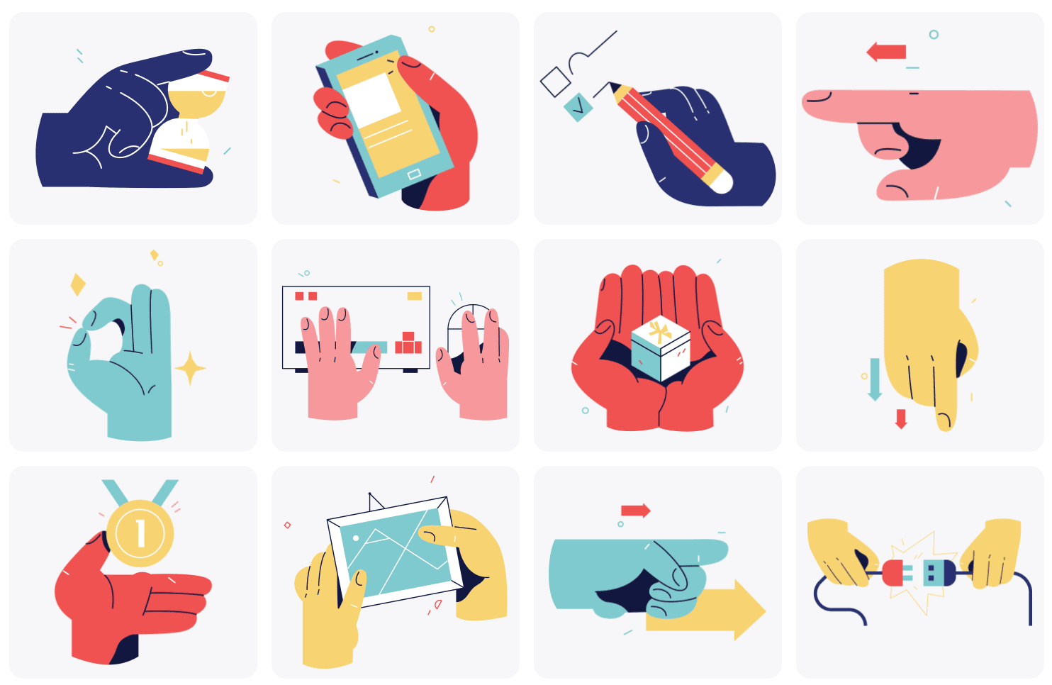 Palms free Vector illustration library preview
