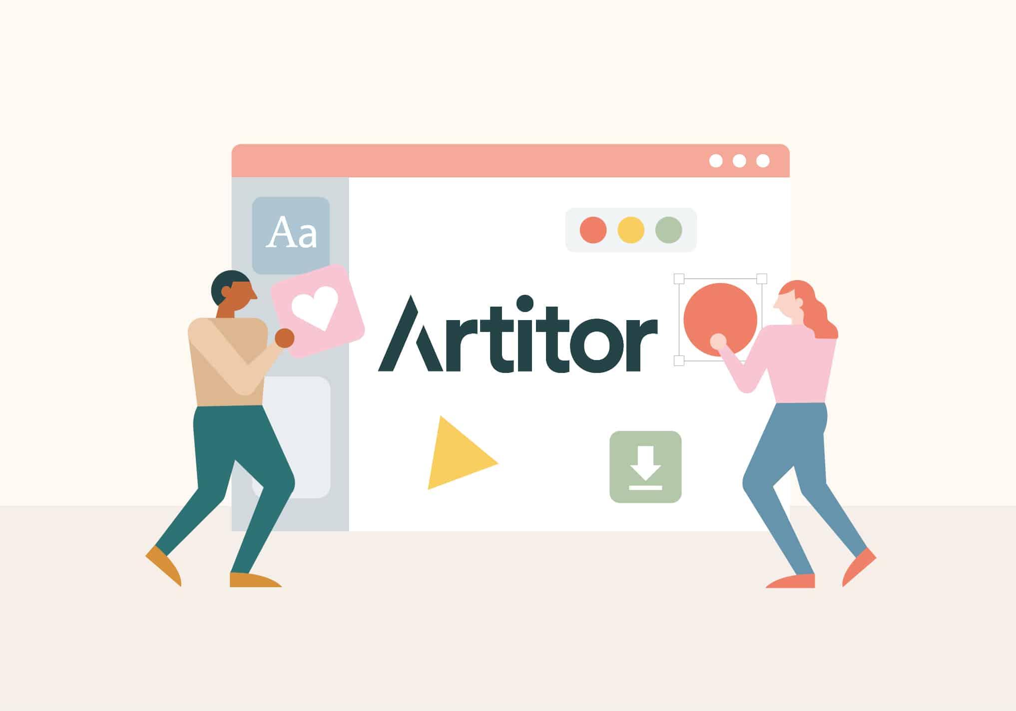 Artitor commercial Vector illustration library preview