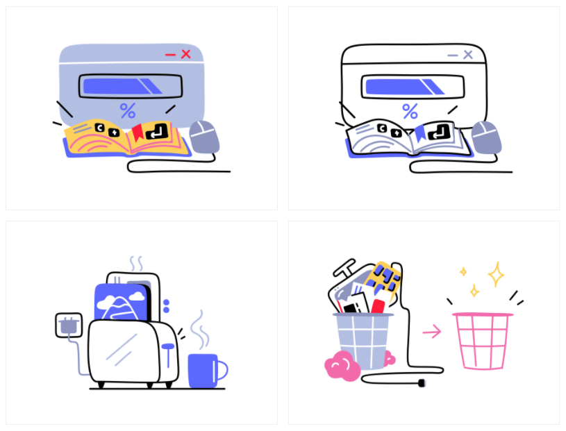 Nuts commercial Vector illustration library preview for Tech