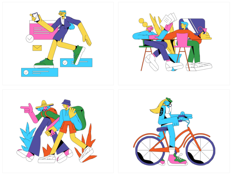 Canny commercial Vector illustration library preview