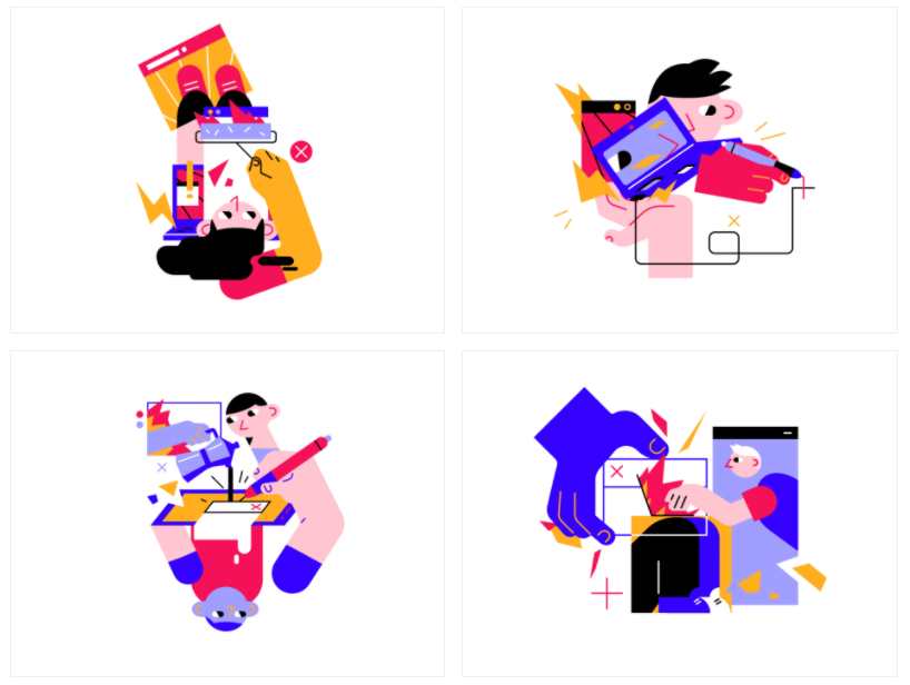 RAW commercial Vector illustration library preview