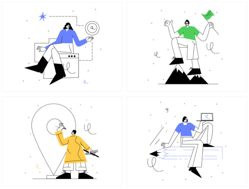 OSLO 2 commercial Vector illustration library preview for Business