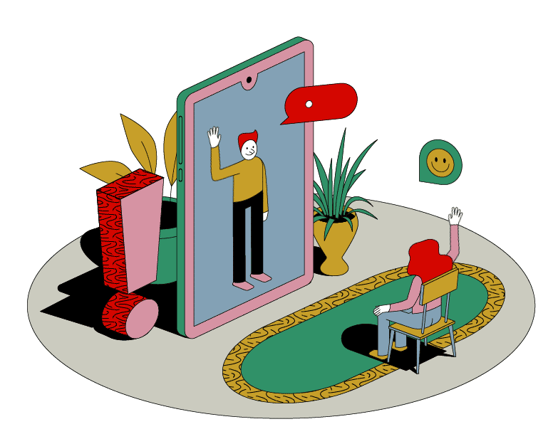 Isotopia commercial Vector illustration library preview