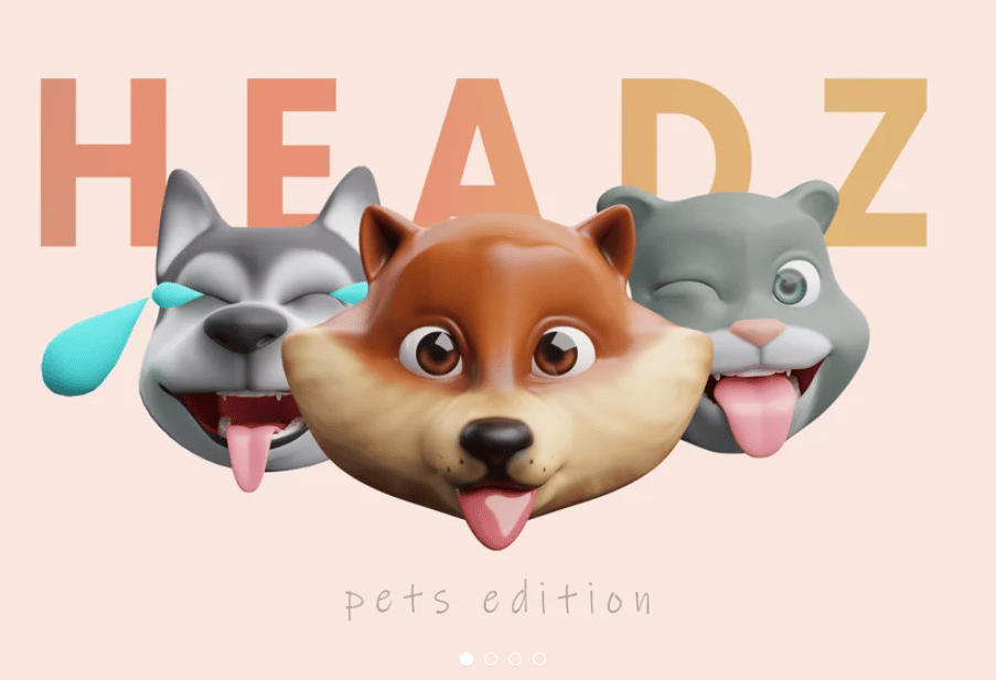 Headz - Petz Edition free 3d illustration library preview