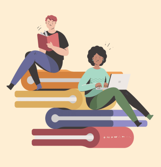 Education illustrations - Calma commercial Vector illustration library preview for Education