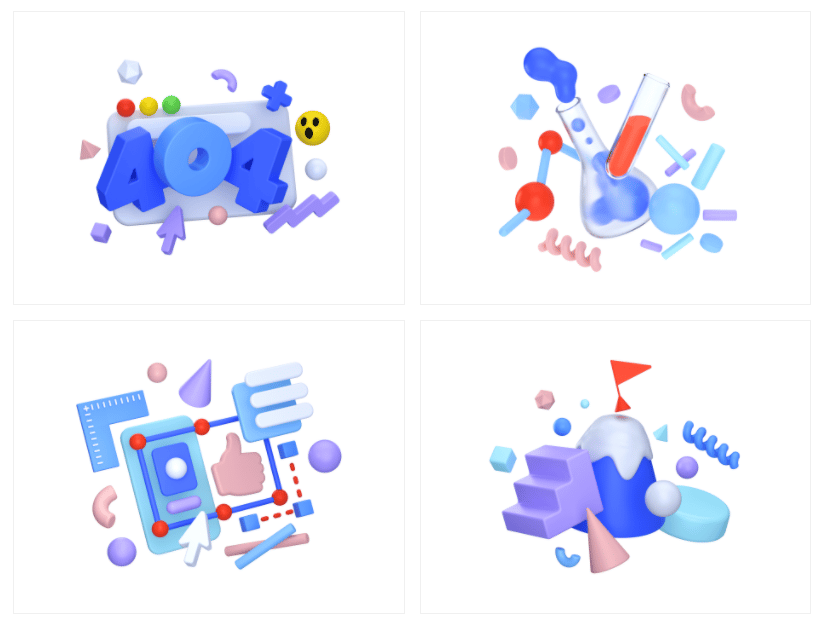 Boom commercial PNG illustration library preview