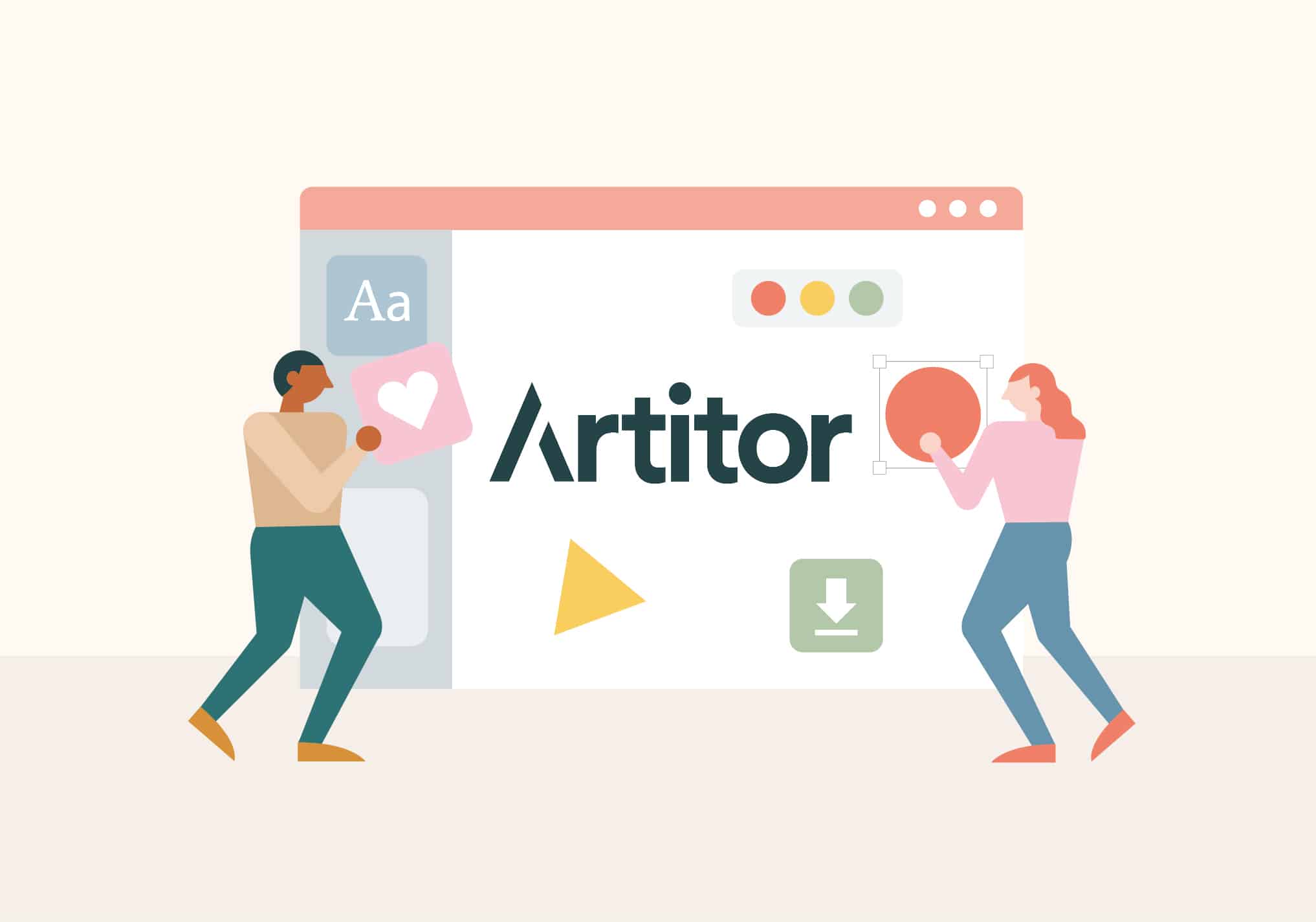 Artitor commercial Vector illustration library preview